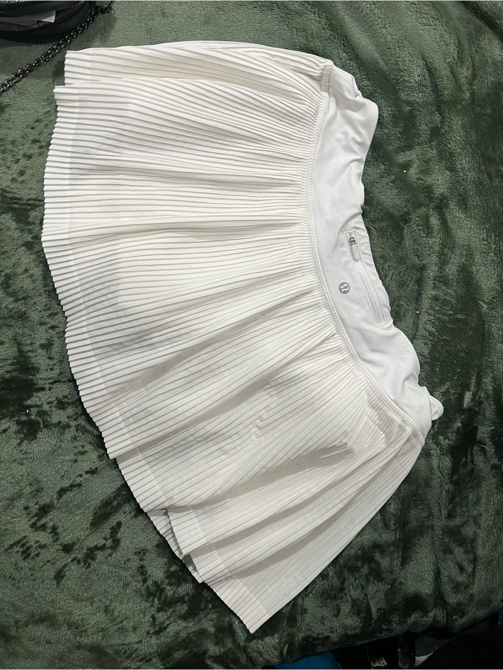 lululemon athletica White Pleated Tennis Skort